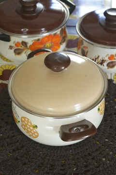 *RARIDADE* Caçarola esmaltada Mãe ágata M "Legumes" - loja online