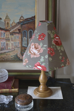 Abajur artesanal Flores de Outono - comprar online