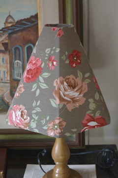 Abajur artesanal Flores de Outono - loja online