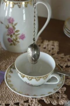 Imagem do Xícaras de chá em porcelana Schmidt "Rosas" anos 70 (uni)