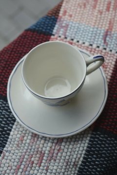 Xícara de café em faiança inglesa (uni) - loja online