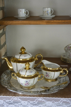 Conjunto para chá em porcelana Mauá anos 60 - comprar online