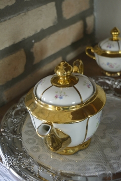 Conjunto para chá em porcelana Mauá anos 60