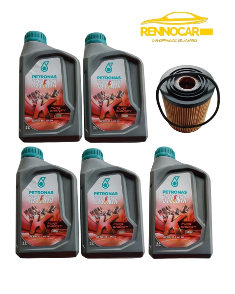 Kit Troca Óleo Selenia 5w30 K Pure Energy Motor Etorq - comprar online