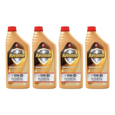 Óleo do Motor 10W30 API SP Havoline Texaco Semissintético 1 Litro