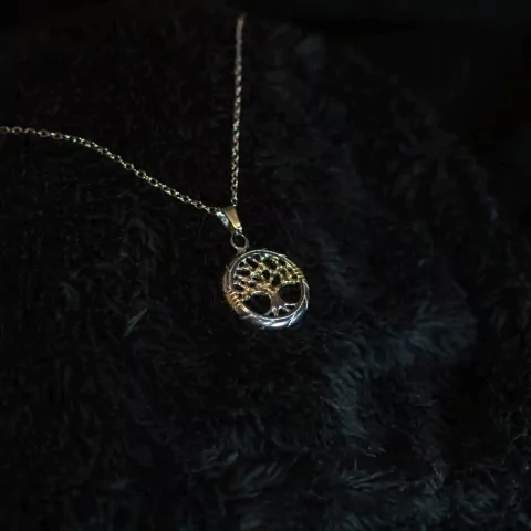 Dije arbol de la vida + cadena - comprar online