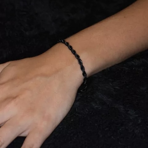 Pulsera de acero negro - comprar online