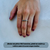 Anillo con zafiros y cubics en internet
