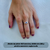 Anillo amatista circular y duble oro 18k - comprar online