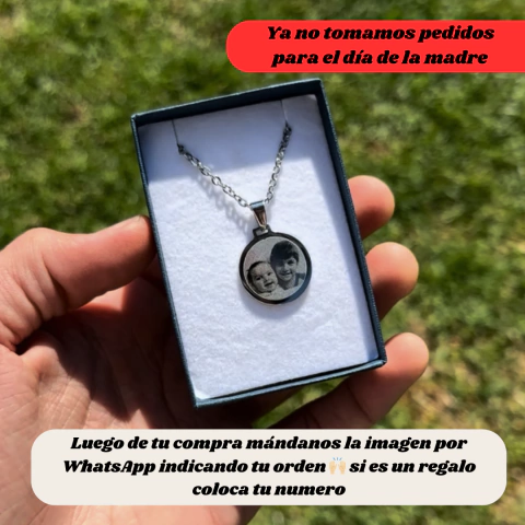 Fotomedallas con cadena - comprar online