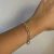 PULSERA ESLABON | ACERO BLANCO 19CM - comprar online