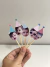 Toppers de rostinho Margaridas - (cópia)