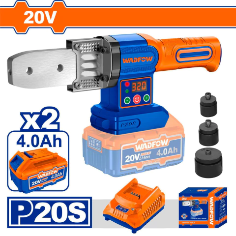 Termofusora inalambrica 20V + 2 Bat 4.0Ah + Cargador WWM20182-4 - Wadfow