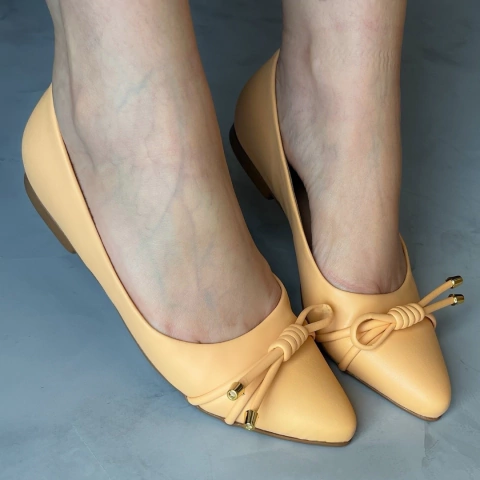 SAPATILHA LAÇO PÊSSEGO