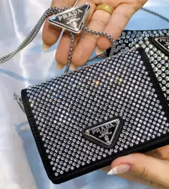 MICRO BAG SATIN CRYSTAL - comprar online