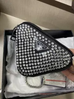 Micro Bag Crystal Triangular - Miss Brand