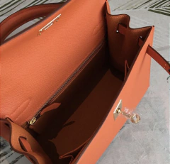 Bolsa Kelly Linha Italiana Black/Orange - comprar online