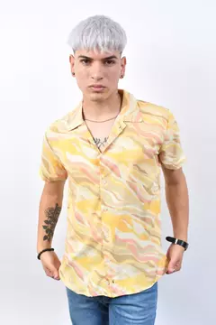 Camisa de fibrana (T. L) promocion - tienda online
