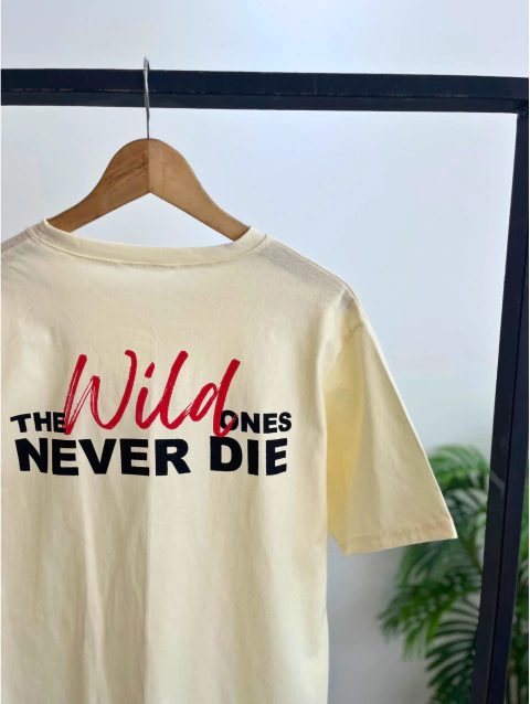 Remera Oversize Never Die - comprar online