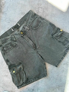 Bermuda de Jeans Cargo - comprar online
