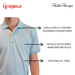 CHOMBA PATO PAMPA INTERLOCK ALGODON PIMA HOMBRE en internet