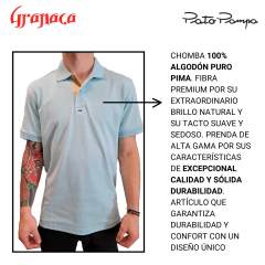 CHOMBA PATO PAMPA INTERLOCK ALGODON PIMA HOMBRE - GRANACA