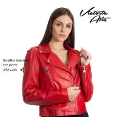Imagen de CAMPERA NEO VICTORIA ATES CUERO LEGITIMO