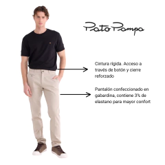 PANTALON PATO PAMPA PLAT GABARDINA - GRANACA