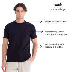 REMERA PATO PAMPA SCUD ALGODON JERSEY CON ELASTANO - comprar online