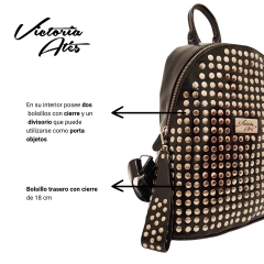 Mochila Argentina Victoria Ates Cuero Legitimo - GRANACA