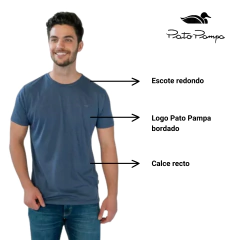 REMERA PATO PAMPA PACK X 3 ALGODÓN MANGA CORTA - tienda online
