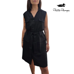 VESTIDO PATO PAMPA POCAHONTAS RAYON LISO - GRANACA