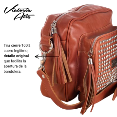 Bandolera Sudafrica Victoria Ates Cuero Legitimo - comprar online