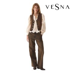 Imagen de CHALECO VESNA TAVIRA SASTRERO DENIM