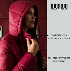 Campera Puffer Ojo Rojo Ambar - comprar online