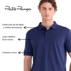 CHOMBA PATO PAMPA INTERLOCK ALGODON PIMA HOMBRE en internet