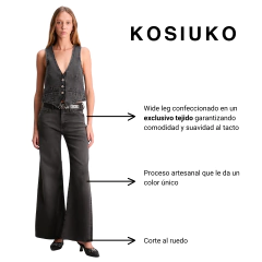 JEAN KOSIUKO MEGAN PREMIUM SMOKE WIDE LEG - comprar online