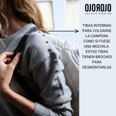 Campera Ojo Rojo Mujer Puffer Dafne - GRANACA