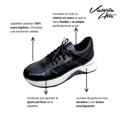 Zapatilla Onurus Victoria Ates Cuero legitimo - GRANACA