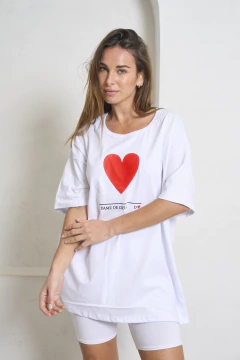 Maxi remera Corazon - comprar online