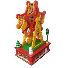 Caixa Musical Natalina em MDF 22cm. - comprar online