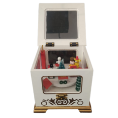 Caixa Musical Natalina de MDF 13cm. - comprar online