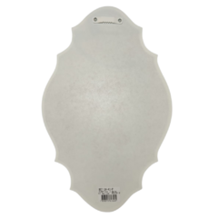 Placa Salmo 91 de Mdf com aplique de resina 32cm. - Limorisue Porcelanas