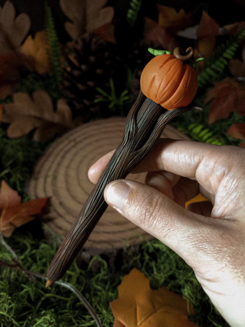 Caneta Abóbora Outonal