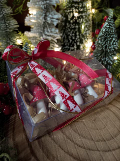 Pingentes Cogumelos Natalinos - loja online