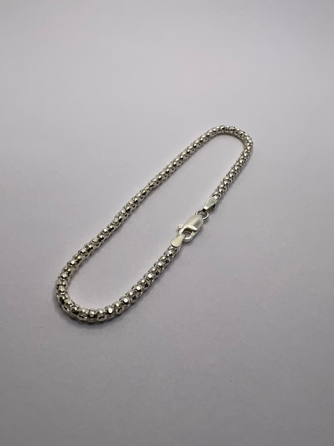Pulseira Prata Pipoca