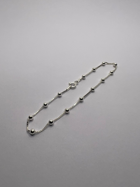 Pulseira Prata Silver Ball