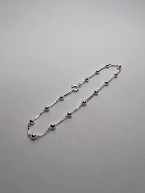 Pulseira Prata Silver Ball - (cópia)