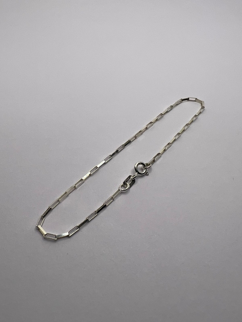 Pulseira Prata Bloquinho