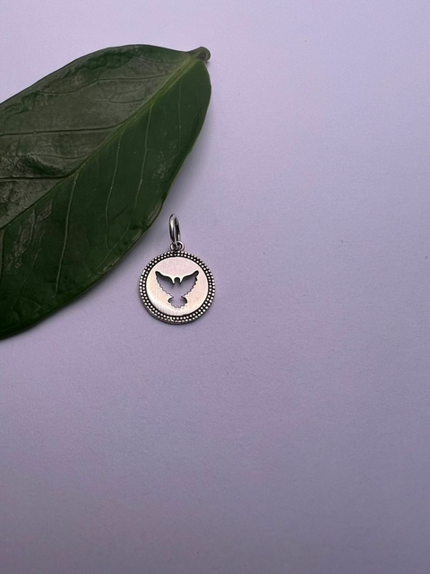 Pingente Prata Escurecida, Cabeça de Águia - (cópia)